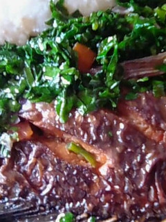 A picture of Fish stew.