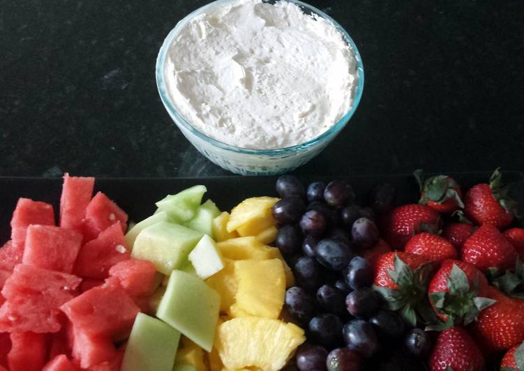 Easiest Way to Make Speedy Fruit dip