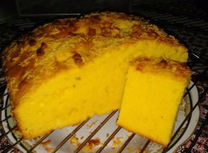 Foto resep Bolu spons keju (modifikasi dari nutricake brownis keju)