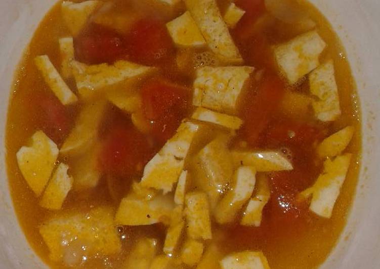 Cara Gampang Menyiapkan Sup Tahu Tomat 😋😋 Anti Gagal