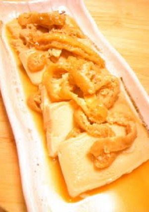 A picture of Homemade Koya Freeze-Dried Tofu.