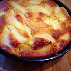 A picture of French pear cake.