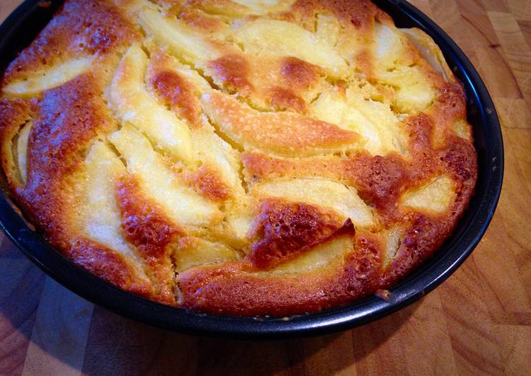 Steps to Make Super Quick Homemade French pear cake