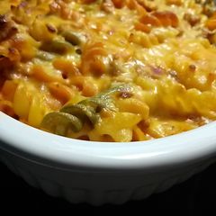 A picture of supper lazy lasagna.