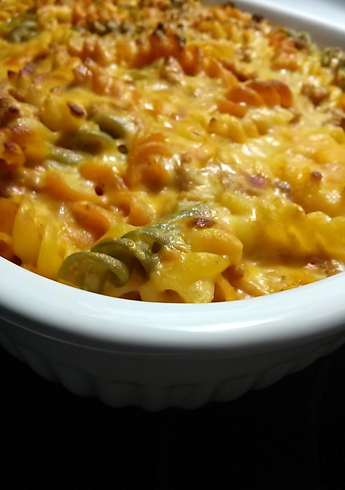 A picture of supper lazy lasagna.
