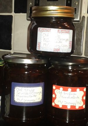 A picture of Old style seville orange marmalade.