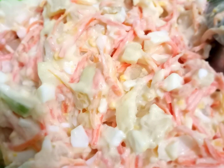 Langkah Gampang Membuat Resep  Simple Salad (Salad kentang) yang Lezat Sekali, Enak