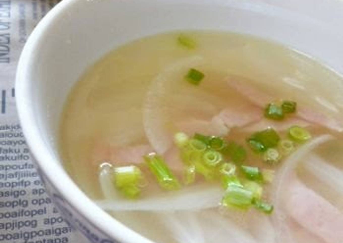 Made with Wei-Pa Bacon and Onion Soup