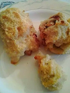A picture of Stuffed chicken breast.