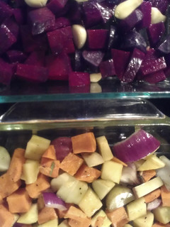 A picture of Roasted root vegetables.