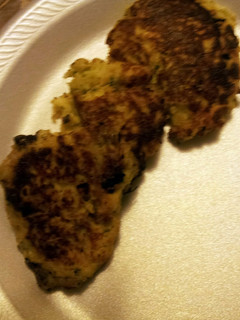 A picture of Broccoli and Potato Fritters.