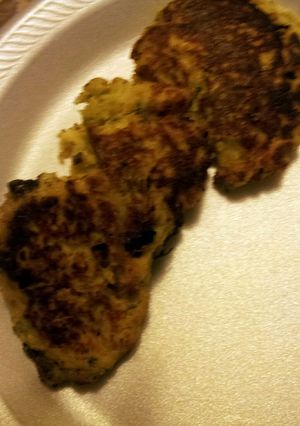 A picture of Broccoli and Potato Fritters.