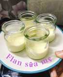Ăn dặm - Bánh flan sữa mẹ/sữa công thức
