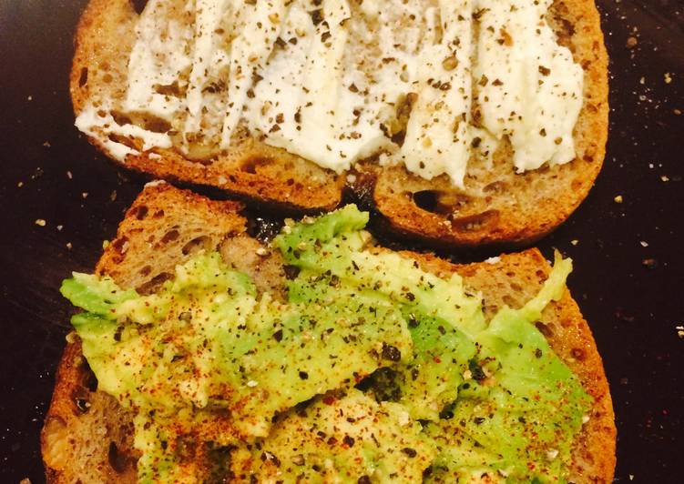 Recipe of Super Quick Homemade Goat Cheese And Avocado Tartines