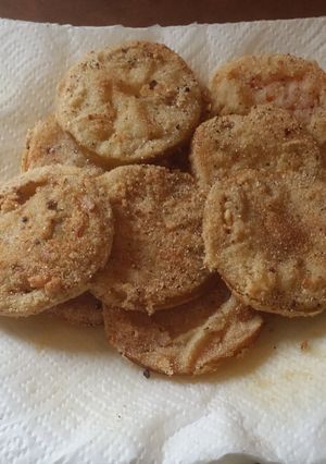A picture of Fried green tomatoes.