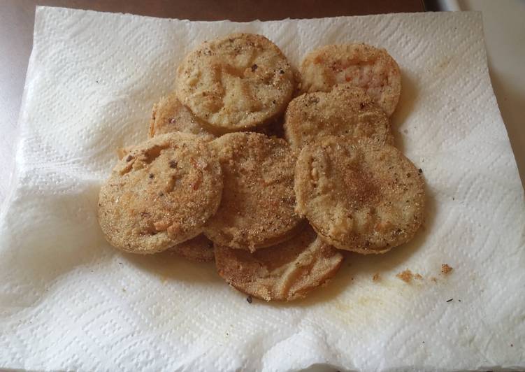 Steps to Make Perfect Fried green tomatoes