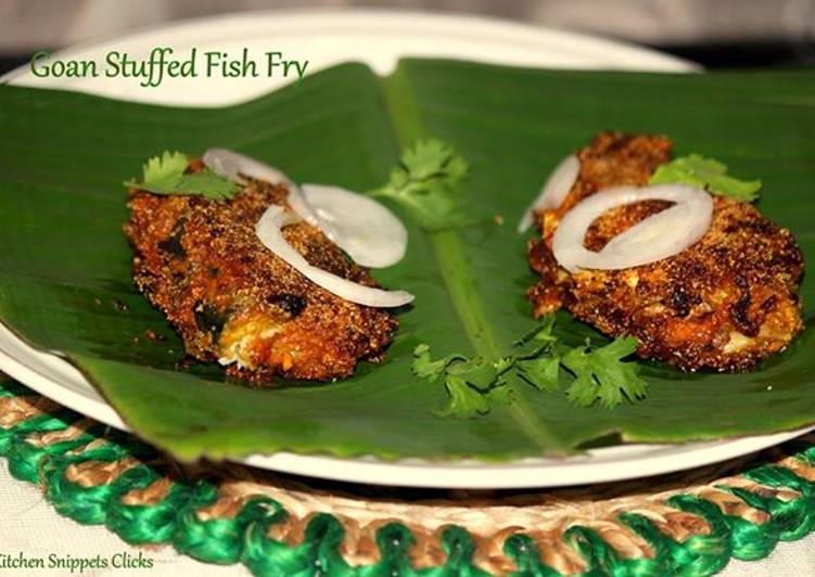 Recipe of Award-winning Goan Stuffed Fish Fry
