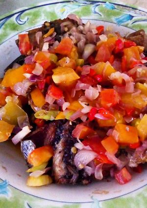 Foto resep Cakalang goreng siram dabu dabu
