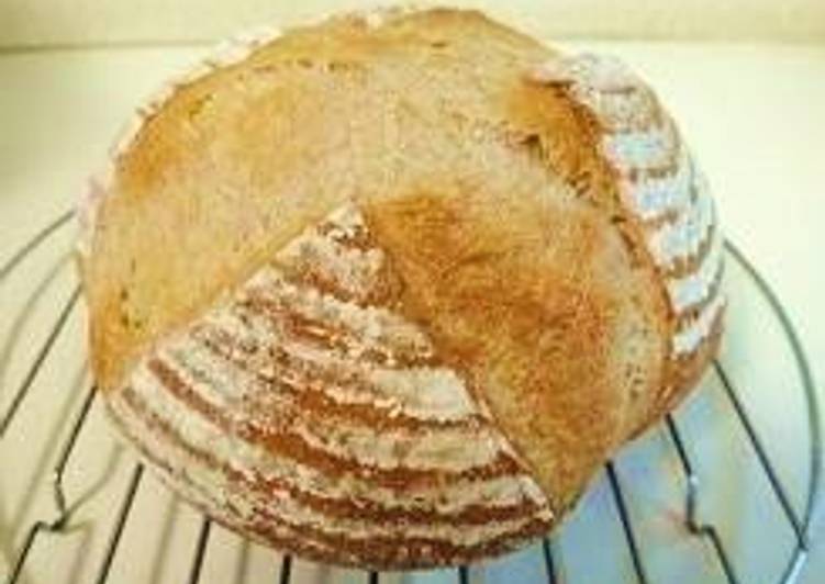 Steps to Make Speedy Rustic French Bread with Whole Wheat Flour