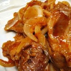 A picture of Easy Pork Chops (Pork with Ketchup Sauce).