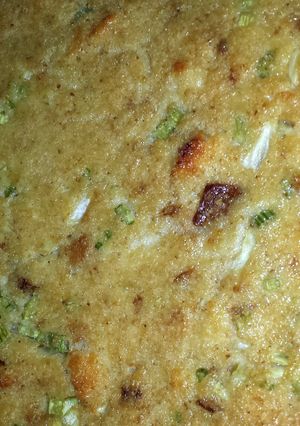 A picture of Cornbread Dressing.