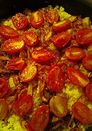 A picture of Veggie Briryani.