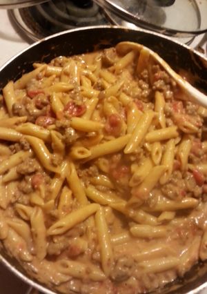 A picture of Sausage casserole.