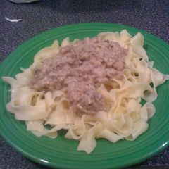 A picture of Ground Beef Stroganoff.