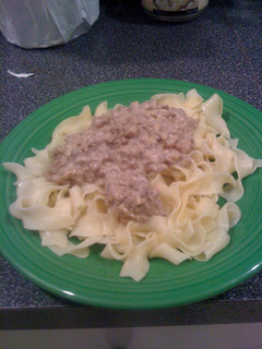A picture of Ground Beef Stroganoff.