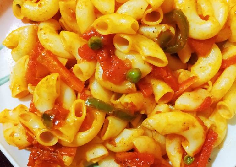 Step-by-Step Guide to Prepare Favorite Veggie loaded Pasta