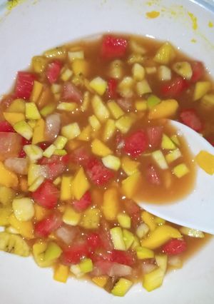 A picture of Fruit salad.