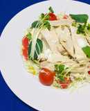 Ensalada con Pechuga de Pollo Fría de verano!