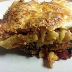A picture of Baked Ziti Variation.