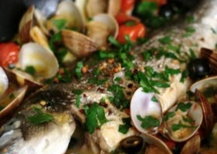 Step-by-Step Guide to Prepare Any-night-of-the-week Deluxe Orata all&#39;acqua Pazza (Poached Sea Bream)