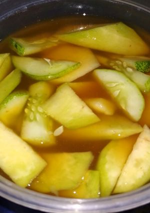 Foto resep Asinan kedondong & mentimun
