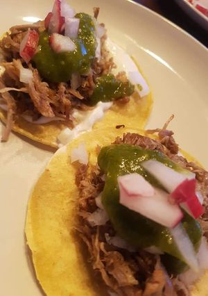 A picture of Beef tacos.