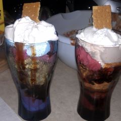 A picture of butterscotch graham parfaits.