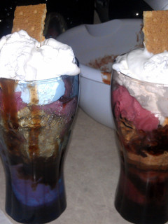 A picture of butterscotch graham parfaits.