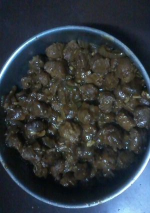 A picture of Soya chilli.