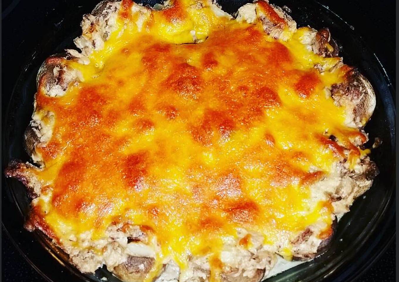 Easiest Way to Prepare Homemade Cheese & Bacon Stuffed Shrooms