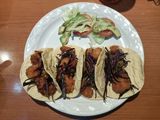 Tacos de camarón empanizado