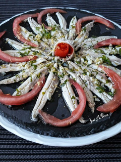 Una foto de Boquerones en vinagre con picada