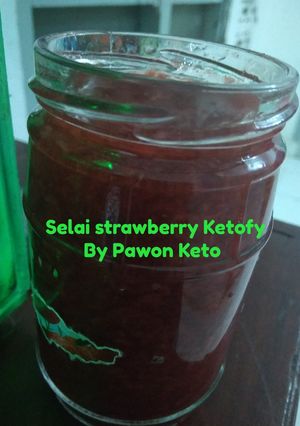 Foto resep Selai strawberry Ketofy