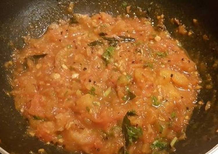 Grilled Tangy Tomatoes chutney#56Bhog