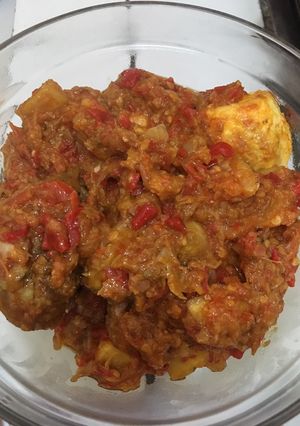 Foto resep Ayam, telur dan kentang balado