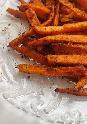 Una foto de Batata en tiras al horno