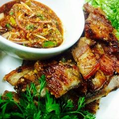 A picture of Kanya's Pork Baked.