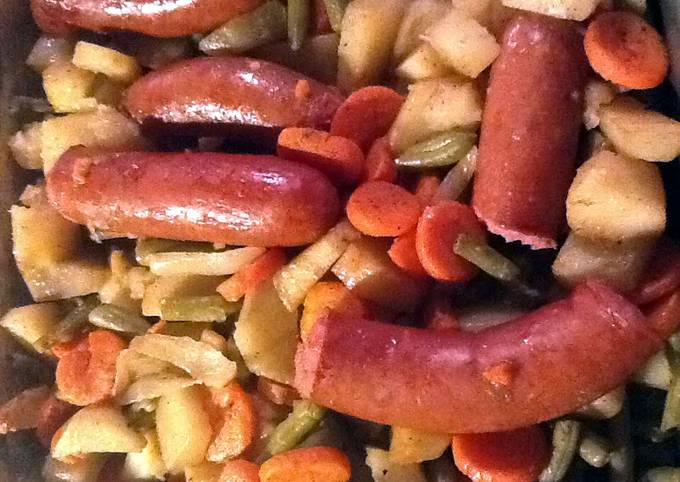 Recipe of Perfect Sausage And Vegetables