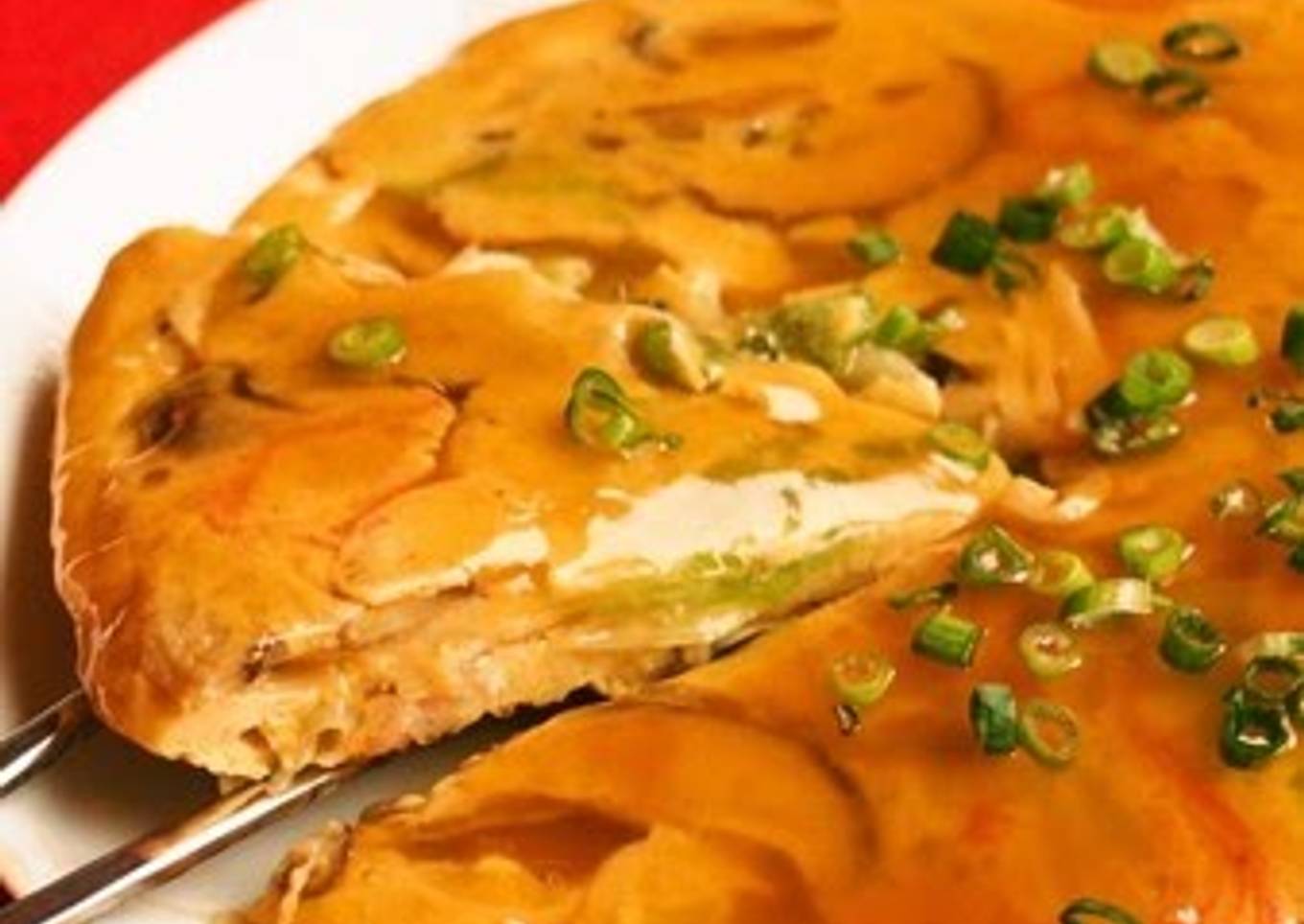 Fluffy Crab Sticks Omelet with 2 Eggs