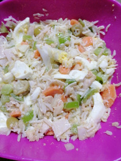 Una foto de Arroz basmati aliñado